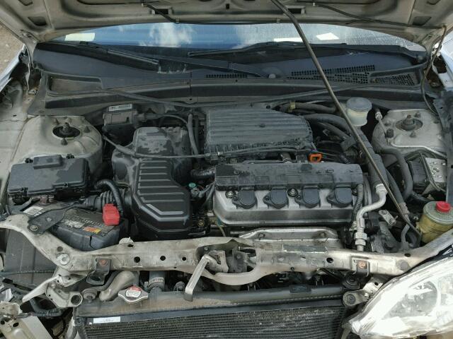 1HGEM22964L032295 - 2004 HONDA CIVIC EX SILVER photo 7