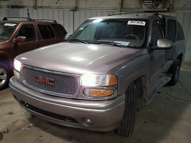 1GKFK66U12J224932 - 2002 GMC DENALI XL TAN photo 2