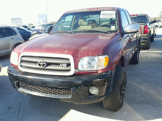 5TBRT34133S335685 - 2003 TOYOTA TUNDRA ACC MAROON photo 2