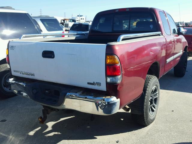 5TBRT34133S335685 - 2003 TOYOTA TUNDRA ACC MAROON photo 4