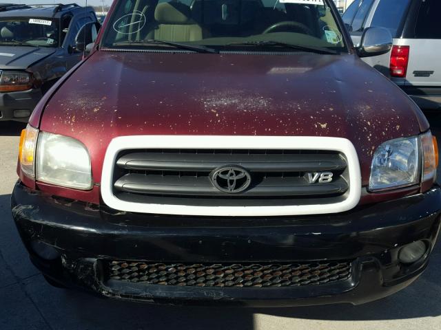 5TBRT34133S335685 - 2003 TOYOTA TUNDRA ACC MAROON photo 7