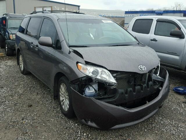 5TDYK3DC1ES424813 - 2014 TOYOTA SIENNA XLE SILVER photo 1