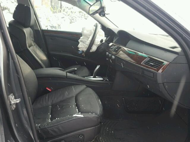 WBANV9C55AC461775 - 2010 BMW 535 XI Сұр фото 5