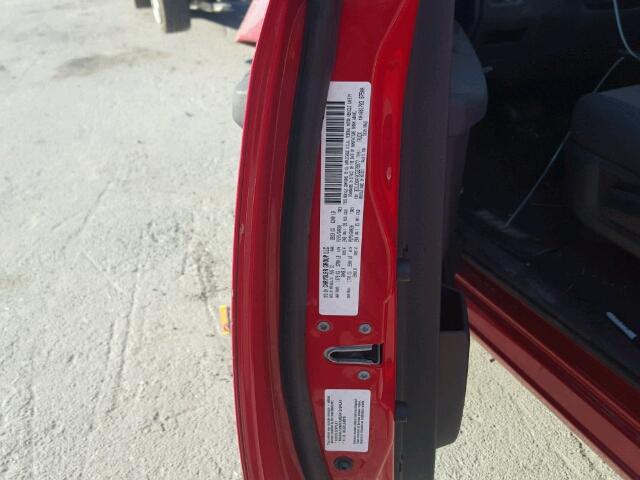 3C6JD6AT0CG279977 - 2012 DODGE RAM 1500 S RED photo 10