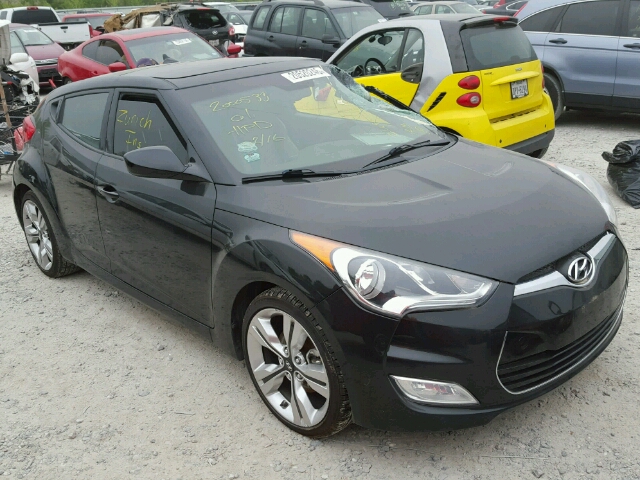 KMHTC6AD1DU148273 - 2013 HYUNDAI VELOSTER B BLACK photo 1