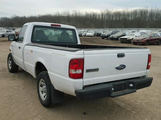 1FTYR10D98PA83450 - 2008 FORD RANGER WHITE photo 3