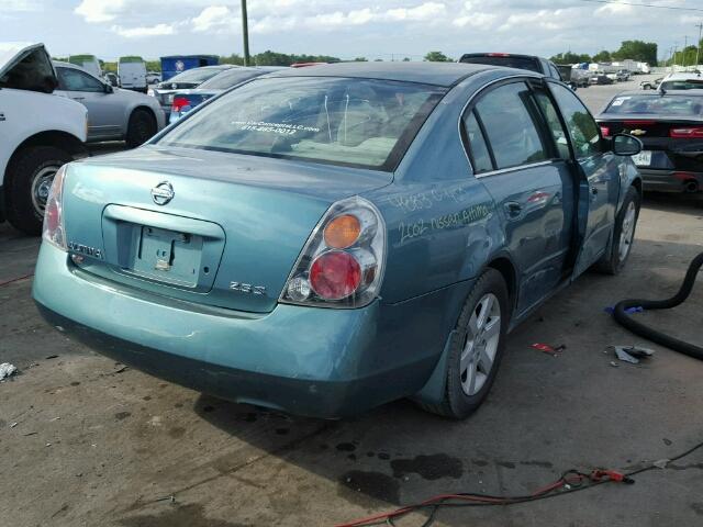 1N4AL11D32C144104 - 2002 NISSAN ALTIMA BAS GREEN photo 4