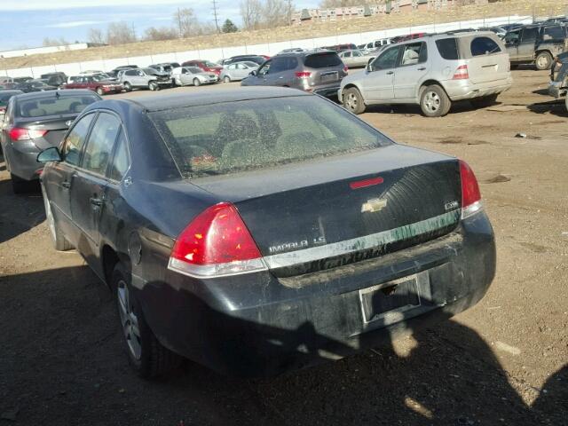 2G1WB58K879235195 - 2007 CHEVROLET IMPALA LS BLACK photo 3