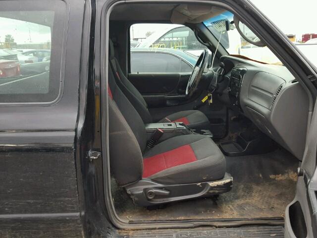 1FTYR14D47PA78617 - 2007 FORD RANGER SUP BLACK photo 5