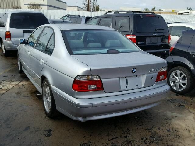 WBADT63481CF01342 - 2001 BMW 530 I AUTO SILVER photo 3