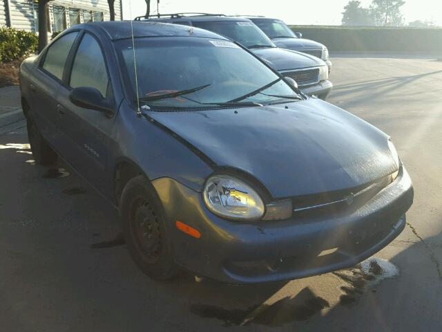 1B3ES46C51D132871 - 2001 DODGE NEON SE GRAY photo 1