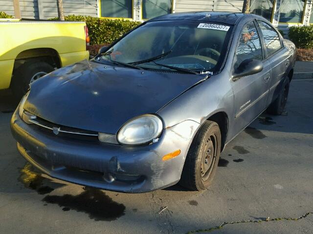 1B3ES46C51D132871 - 2001 DODGE NEON SE GRAY photo 2