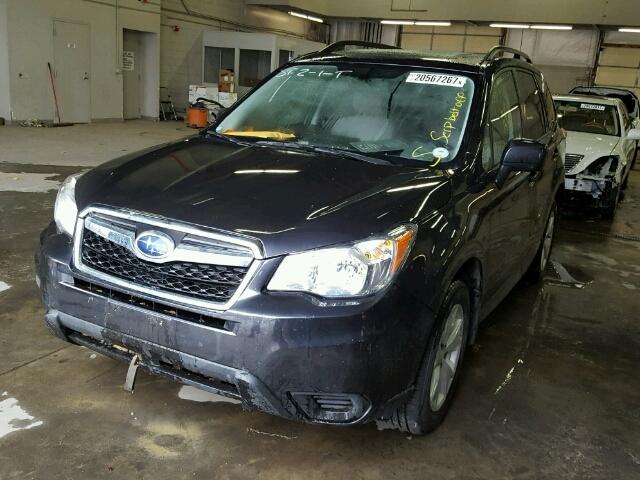 JF2SJADCXGH505489 - 2016 SUBARU FORESTER 2 CHARCOAL photo 2