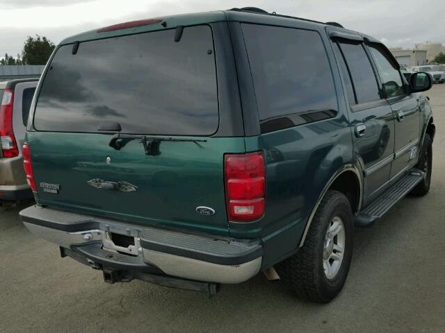 1FMPU16L0YLA39221 - 2000 FORD EXPEDITION GREEN photo 4