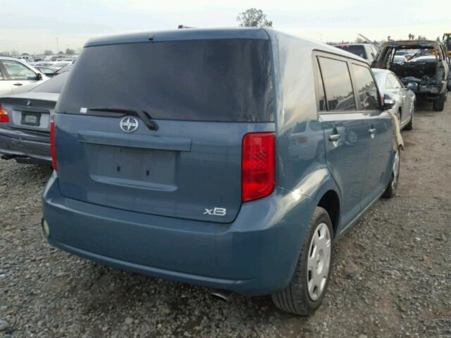 JTLKE50EX81040695 - 2008 TOYOTA SCION XB BLUE photo 4
