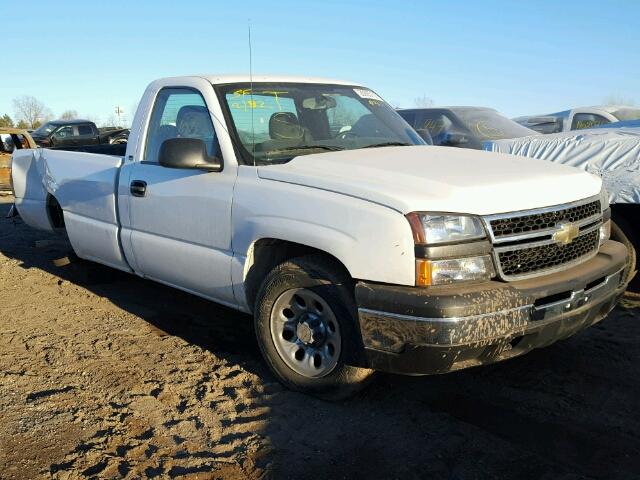 3GCEC14Z46G173889 - 2006 CHEVROLET SILVERADO WHITE photo 1