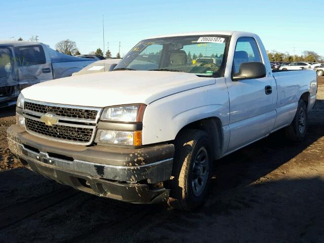 3GCEC14Z46G173889 - 2006 CHEVROLET SILVERADO WHITE photo 2