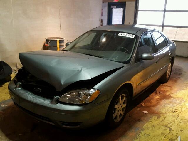 1FAFP56U96A218699 - 2006 FORD TAURUS SEL GRAY photo 2