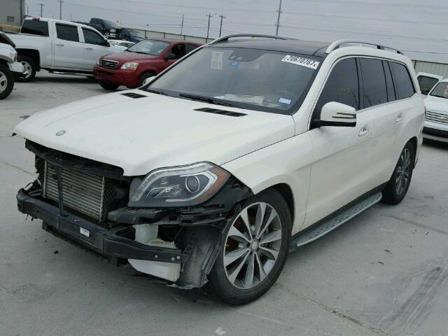 4JGDF2EE5EA269639 - 2014 MERCEDES-BENZ GL350 BLUE WHITE photo 2