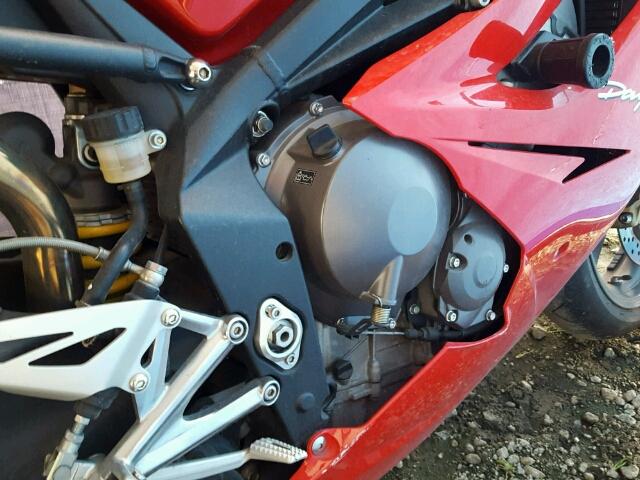 SMTD00NSX7J290104 - 2007 TRIUMPH MOTORCYCLE DAYTONA RED photo 7