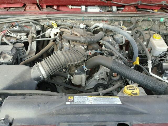 1J4BA3H18AL217598 - 2010 JEEP WRANGLER U MAROON photo 7