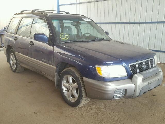 JF1SF65542H728199 - 2002 SUBARU FORESTER S Mavi foto 1