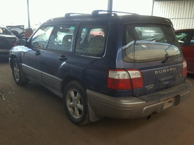 JF1SF65542H728199 - 2002 SUBARU FORESTER S Mavi foto 3
