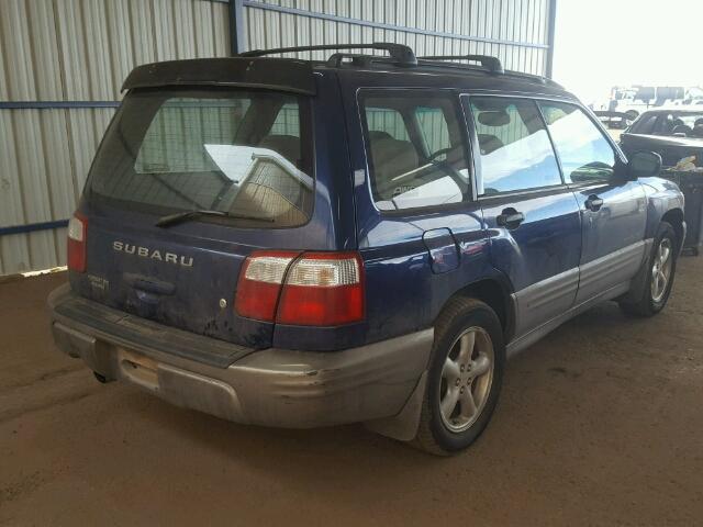 JF1SF65542H728199 - 2002 SUBARU FORESTER S Mavi foto 4