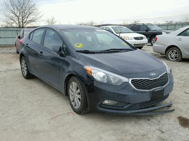 KNAFX4A60G5444344 - 2016 KIA FORTE LX BLACK photo 1