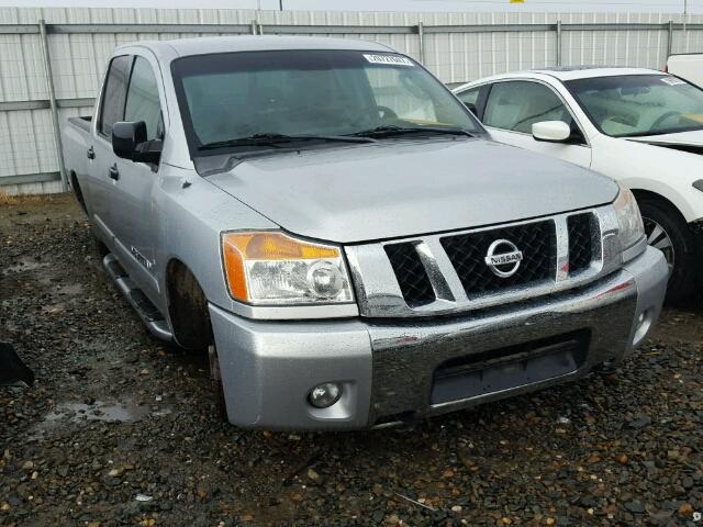 1N6AA0EJ1AN320660 - 2010 NISSAN TITAN XE/S SILVER photo 1