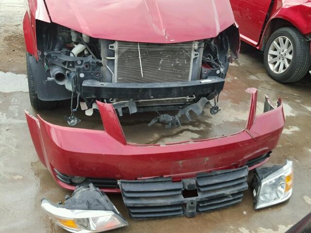 2D8HN54189R569509 - 2009 DODGE GRAND CARA MAROON photo 9