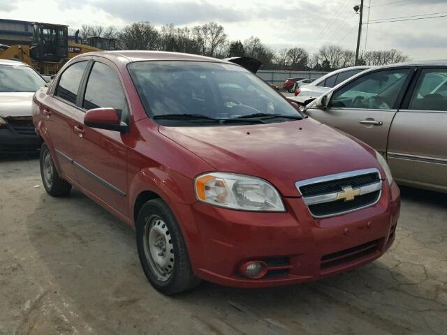 KL1TG5DEXBB237444 - 2011 CHEVROLET AVEO LT RED photo 1