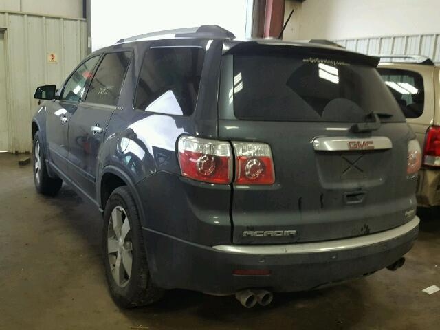 1GKKRSED8CJ267394 - 2012 GMC ACADIA SLT ნაცრისფერი ფოტო 3
