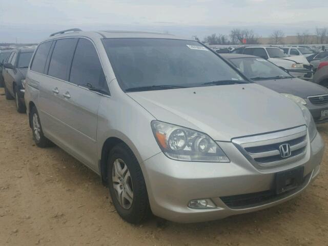 5FNRL38717B138448 - 2007 HONDA ODYSSEY EX SILVER photo 1