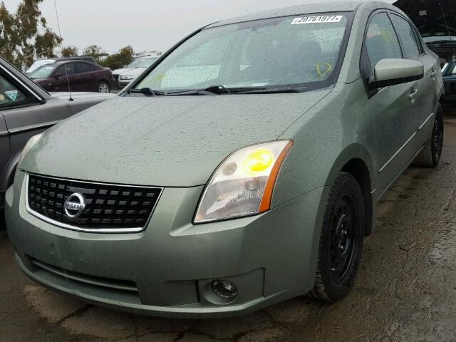 3N1AB61E78L645497 - 2008 NISSAN SENTRA 2.0 GREEN photo 2