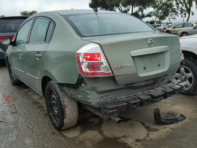 3N1AB61E78L645497 - 2008 NISSAN SENTRA 2.0 GREEN photo 3