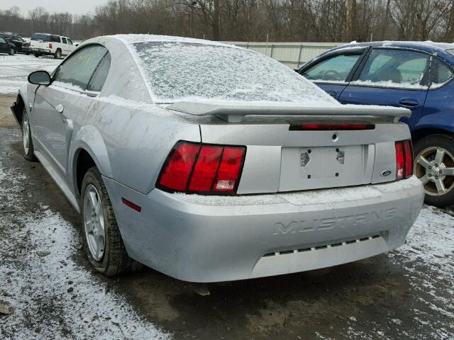 1FAFP40684F238673 - 2004 FORD MUSTANG SILVER photo 3