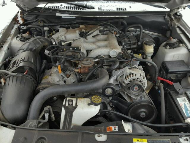 1FAFP40684F238673 - 2004 FORD MUSTANG SILVER photo 7