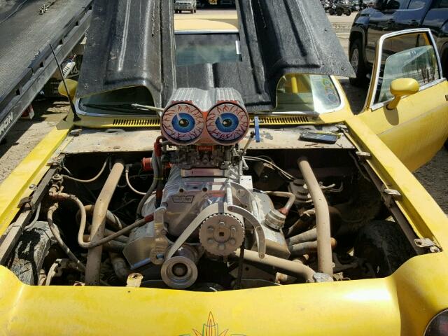 1V77B3V149973 - 1973 CHEVROLET VEGA YELLOW photo 7