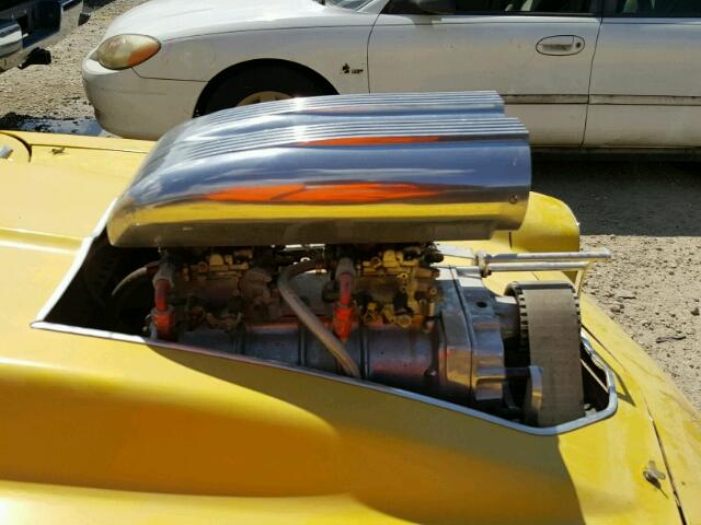 1V77B3V149973 - 1973 CHEVROLET VEGA YELLOW photo 9