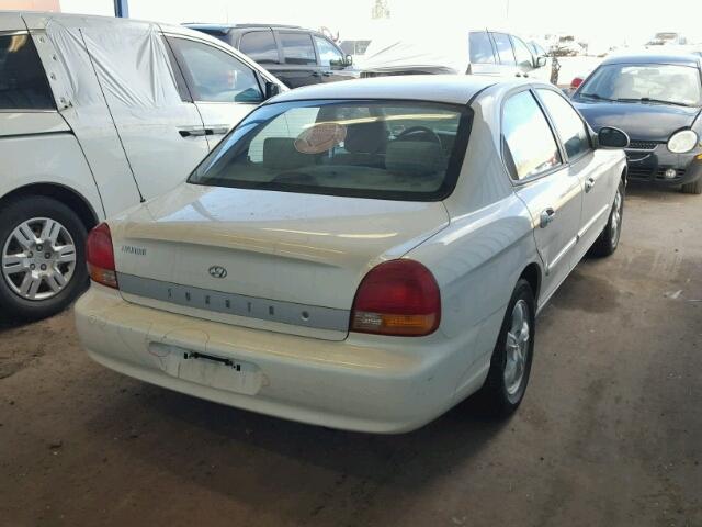 KMHWF25S51A488027 - 2001 HYUNDAI SONATA GL WHITE photo 4