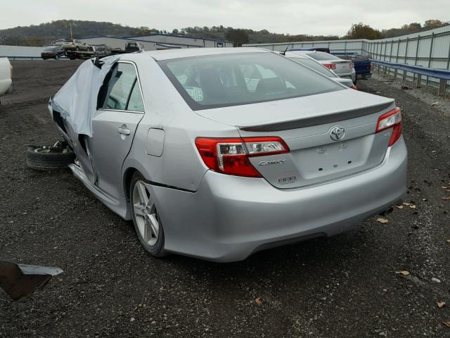 4T1BF1FK9EU331600 - 2014 TOYOTA CAMRY L SILVER photo 3