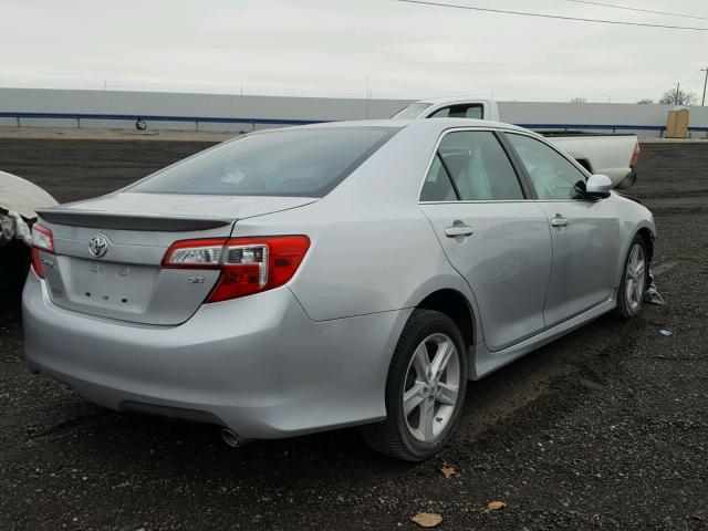 4T1BF1FK9EU331600 - 2014 TOYOTA CAMRY L SILVER photo 4