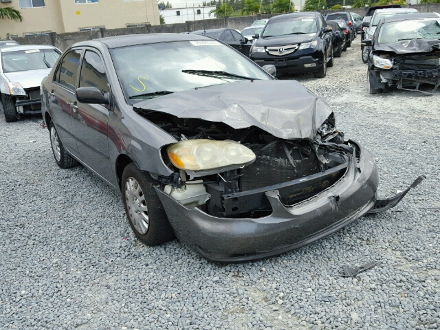 1NXBR32E85Z560689 - 2005 TOYOTA COROLLA CE GRAY photo 1