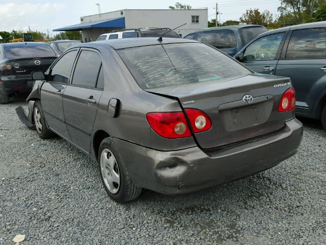 1NXBR32E85Z560689 - 2005 TOYOTA COROLLA CE GRAY photo 3