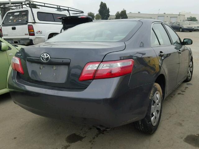 4T1BE46K19U338986 - 2009 TOYOTA CAMRY GRAY photo 4