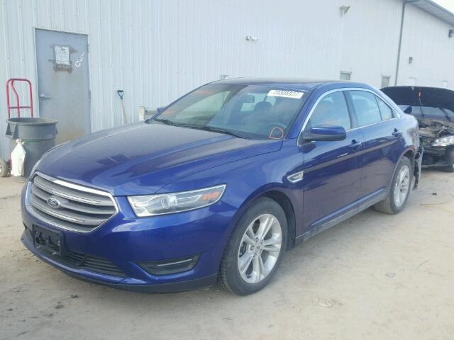 1FAHP2E82EG186315 - 2014 FORD TAURUS BLUE photo 2