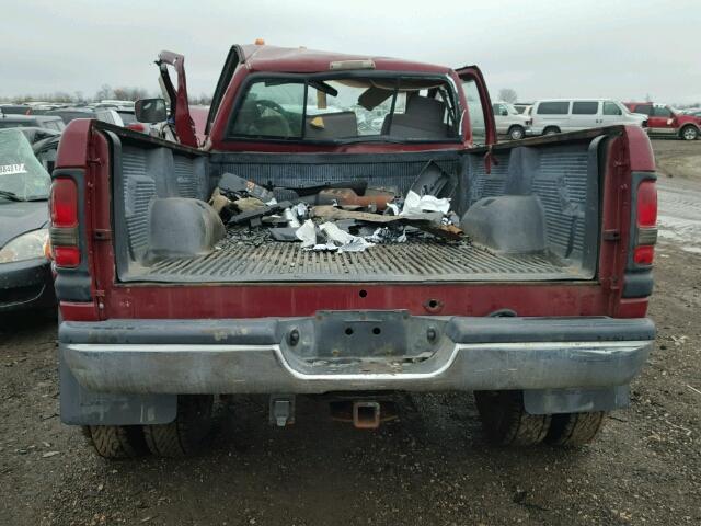 1B7MF36C1SS261633 - 1995 DODGE RAM 3500 MAROON photo 9