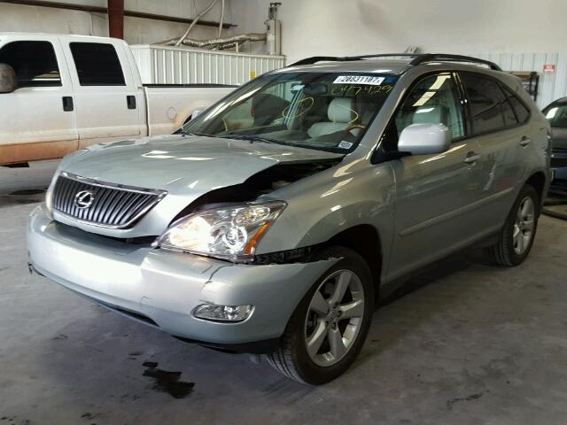 2T2GA31U86C047429 - 2006 LEXUS RX 330 GREEN photo 2