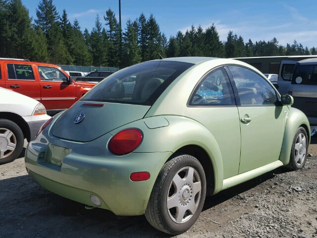 3VWCP21C51M465575 - 2001 VOLKSWAGEN NEW BEETLE 绿色 照片 4